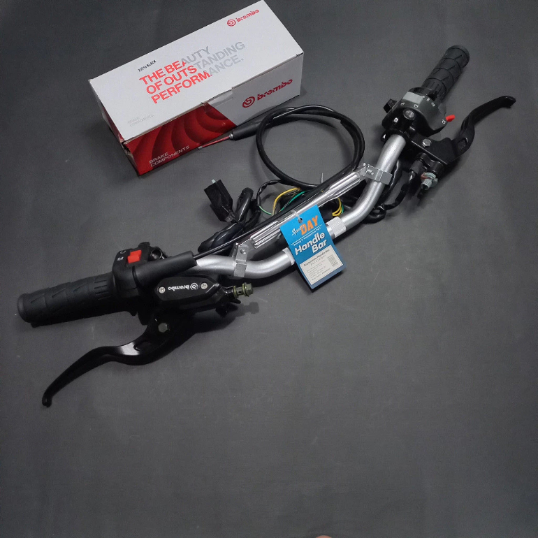 Paket Stang Stir Day Copy D4YTONA Set Holder Kanan KSR Holder Kiri Vixion Old Master Rem PNP CB MP G