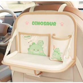 Rak Gantung Mobil Anak Lucu Organizer Sandaran Kursi + Meja Lipat Makan SN03