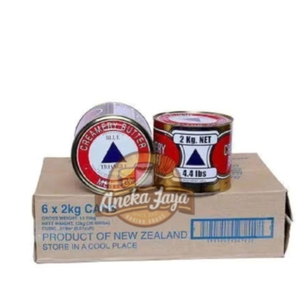 

BUTTER BLUE TRIANGLE 2 KG (1 DUS ISI 6 KALENG)