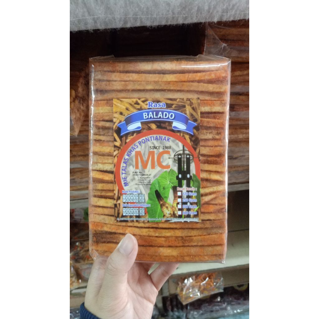 

Keripik Talas khas Pontianak kemasan 250 gr