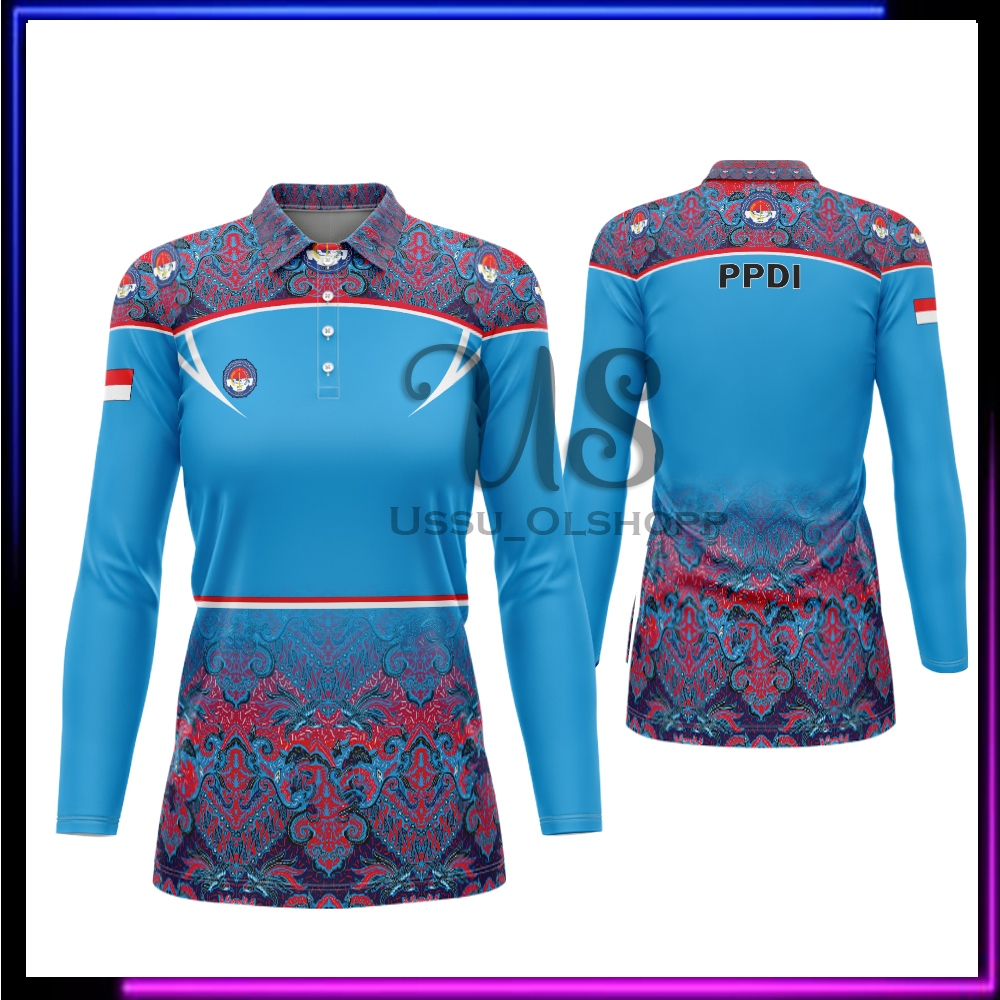 Kaos Batik PPDI / Kaos Polo Persatuan Perangkat Desa Indonesia / Tunik PPDI  / Seragam Batik PPDI