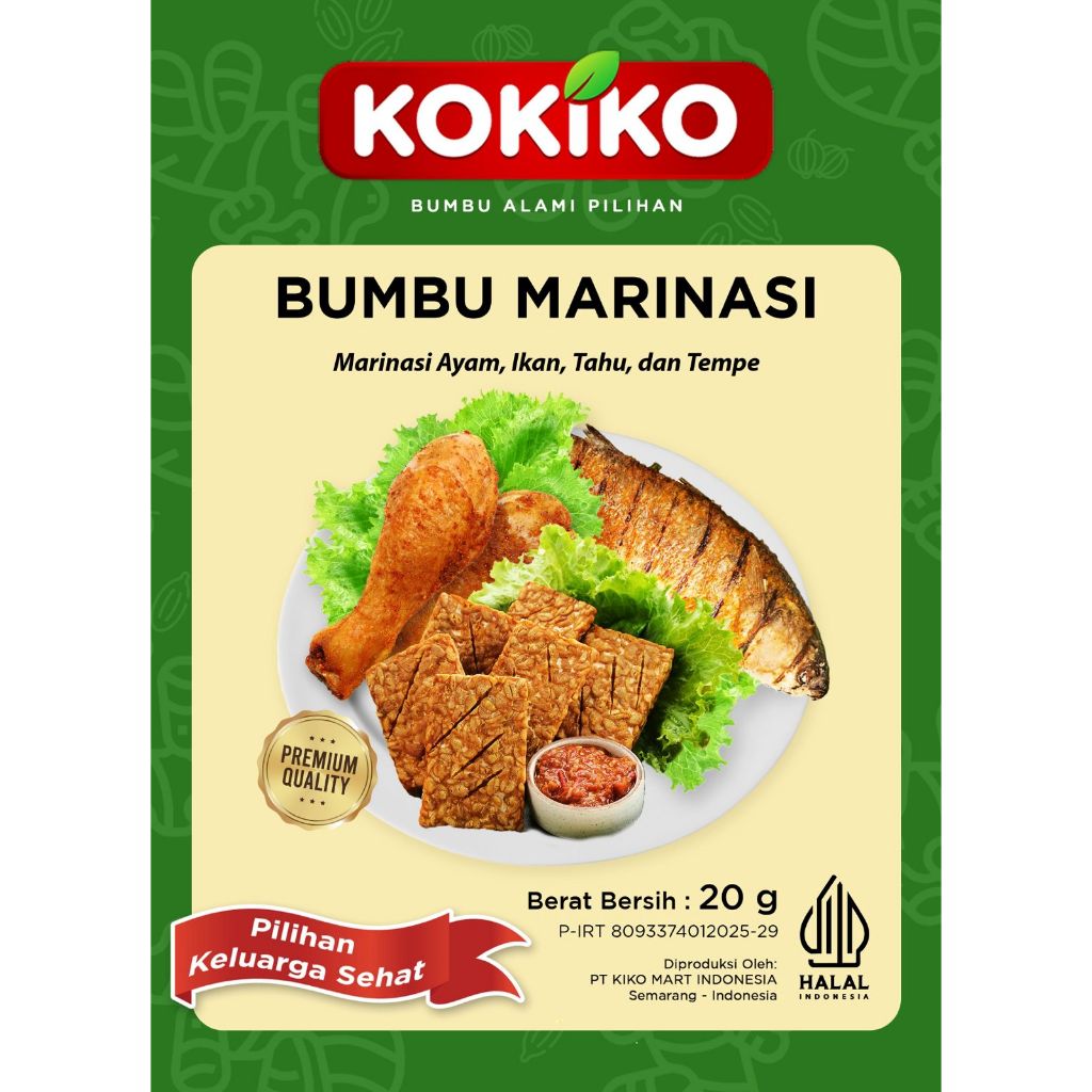 

KOKIKO Marinasi 20 Gram Kemasan Sachet