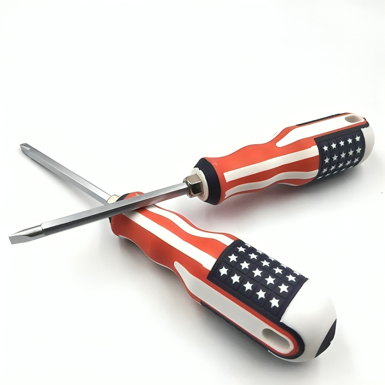 Obeng Magnet Bolak Balik Amerika 6 Inch / Obeng BB 2 IN 1 6" Obeng Bolak Balik USA Obeng Plus Minus