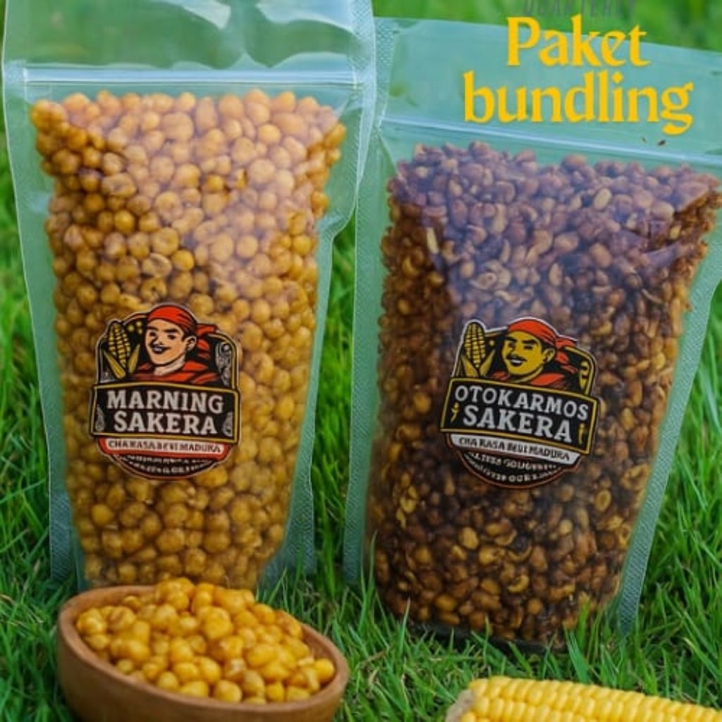 

(Sakera)PAKET BUNDLING Jagung Marning+Otok Gurih Manis KHASMADURA