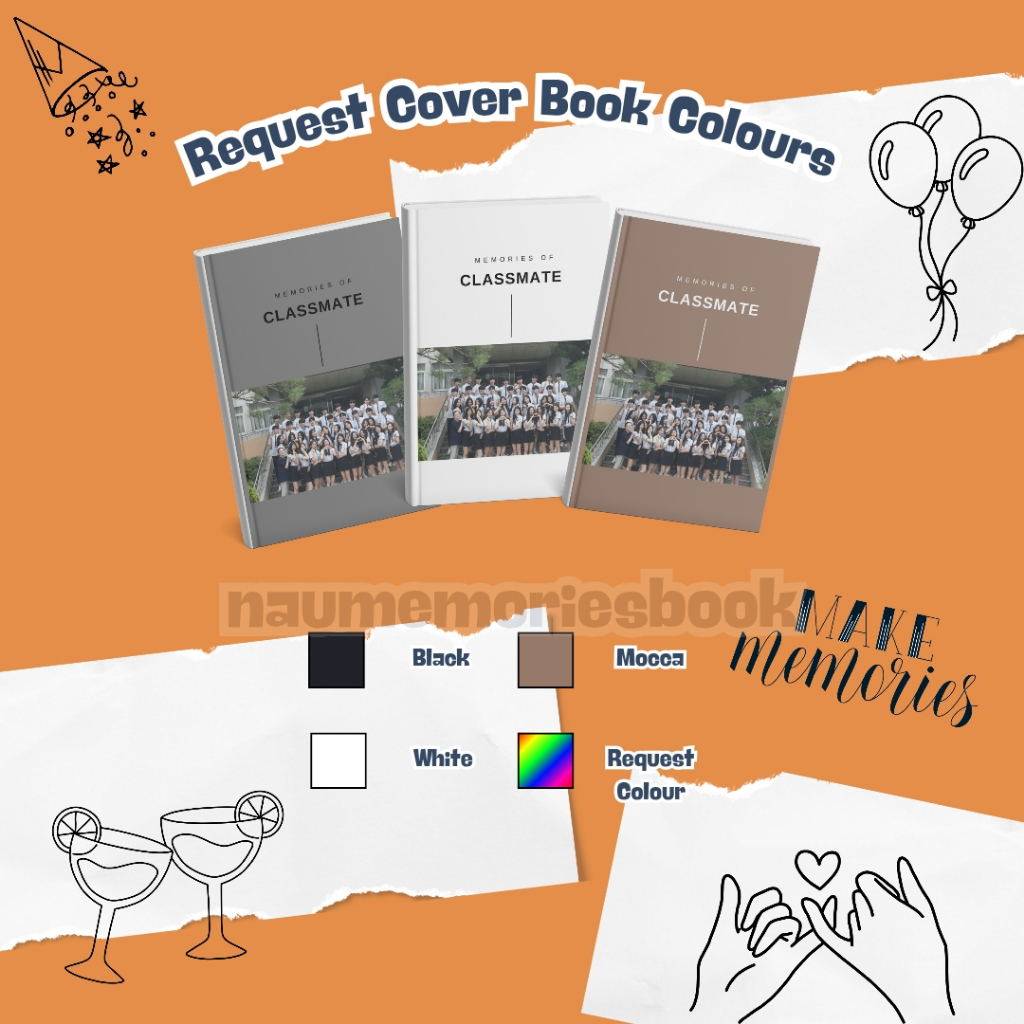 Memories Book Tema Buku Angkatan Hampers Kado Custom | Gift Anniversary