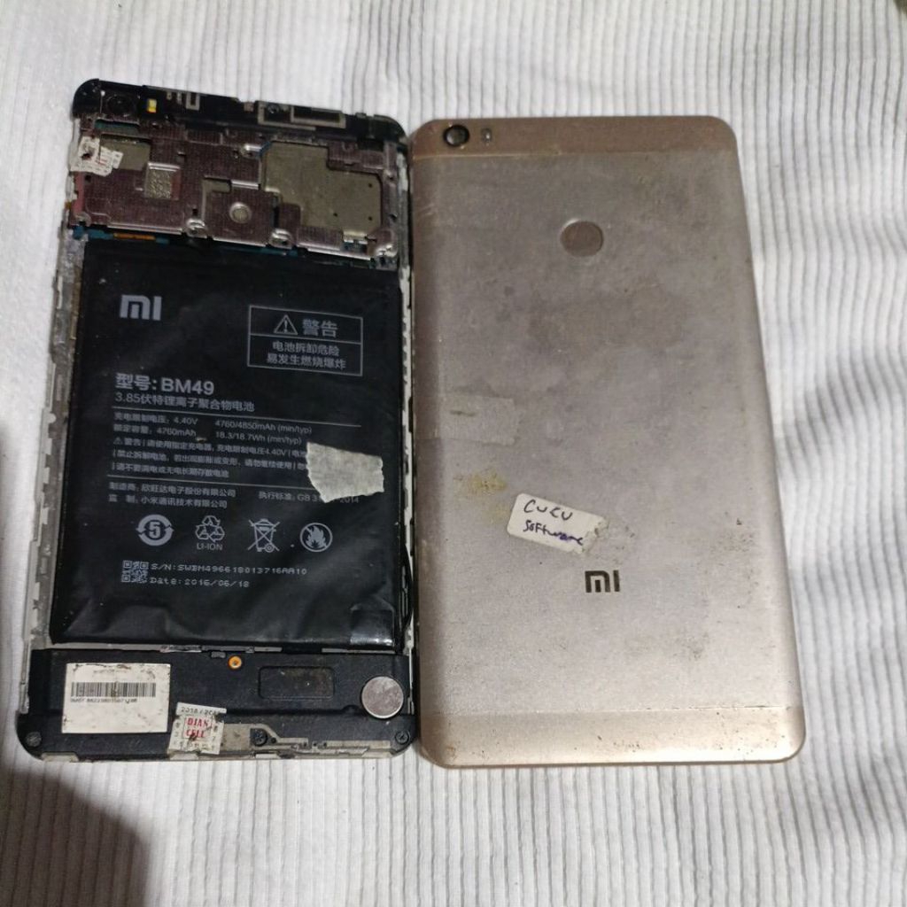 mesin Xiaomi mi max 1 normal