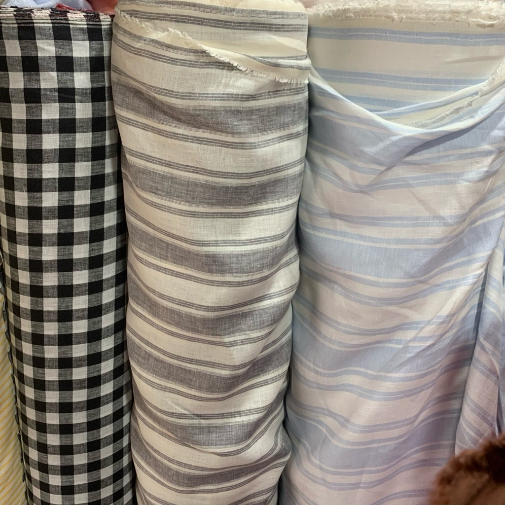 kain linen motif - kain pure linen salur - kain pure linen premium - kain linen original quality