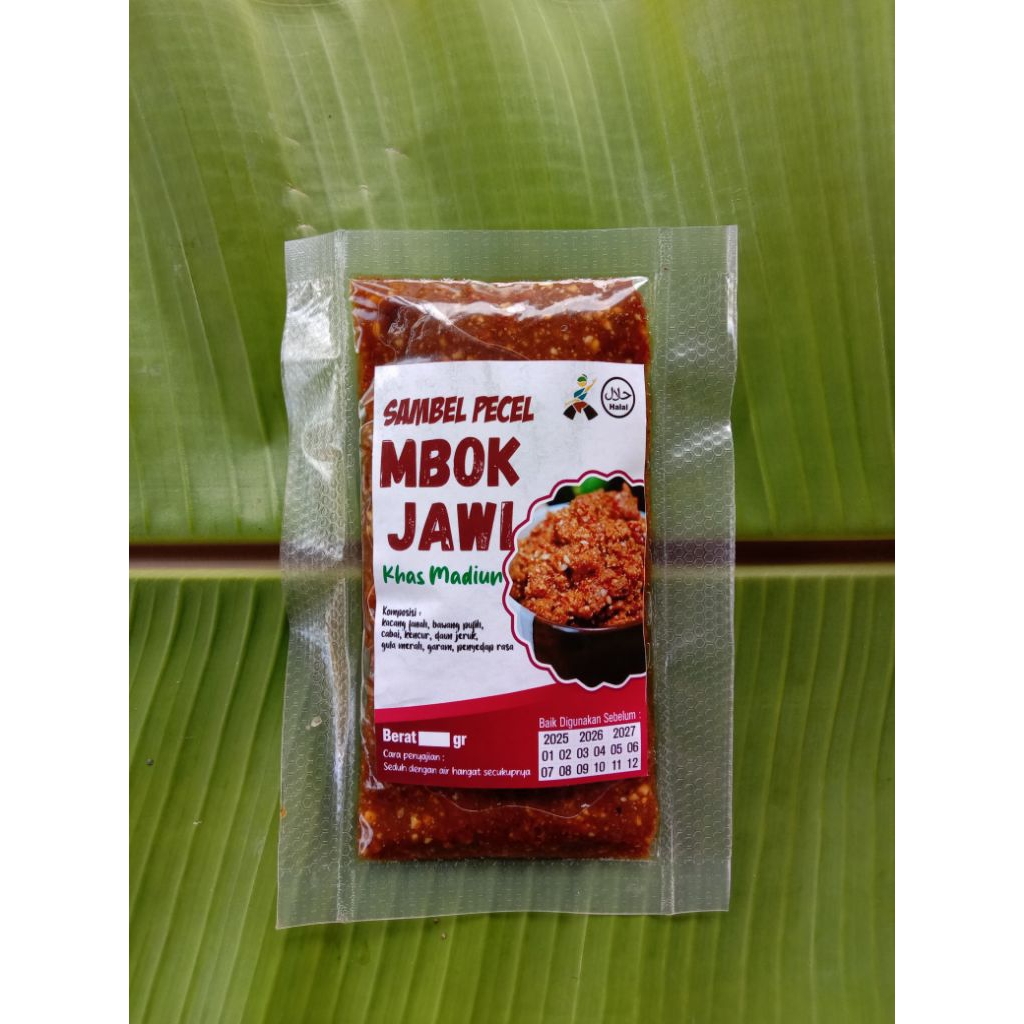 

[ 100 gram ] Sambal Pecel mbok jawi khas madiun / sambal kacang / bumbu kacang / sauce peanut