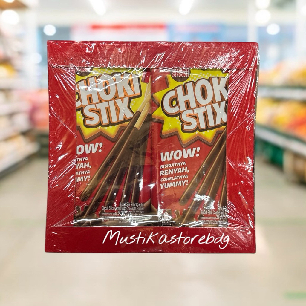 

Choki Stix Biskuit Coklat Isi 12 Pcs