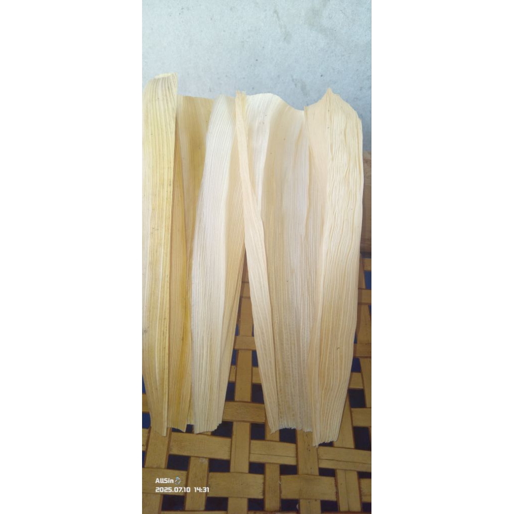 

klobot jagung/kulit jagung kering isi 50lembar bonus5