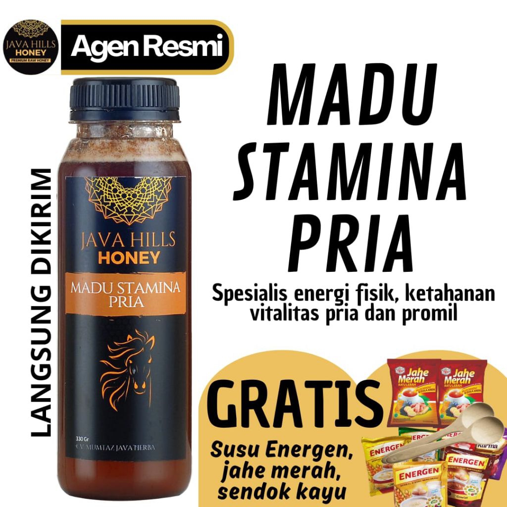 

JAVA HILLS HONEY MADU STAMINA PRIA - STAMINA, VITALITAS, PROMIL