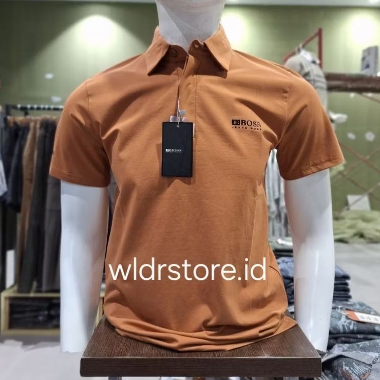 KAOS WANGKI PRIA BRAND JB BOSS ORIGINAL LENGAN PENDEK SLIMFIT STRECH JBKB9000 MILO
