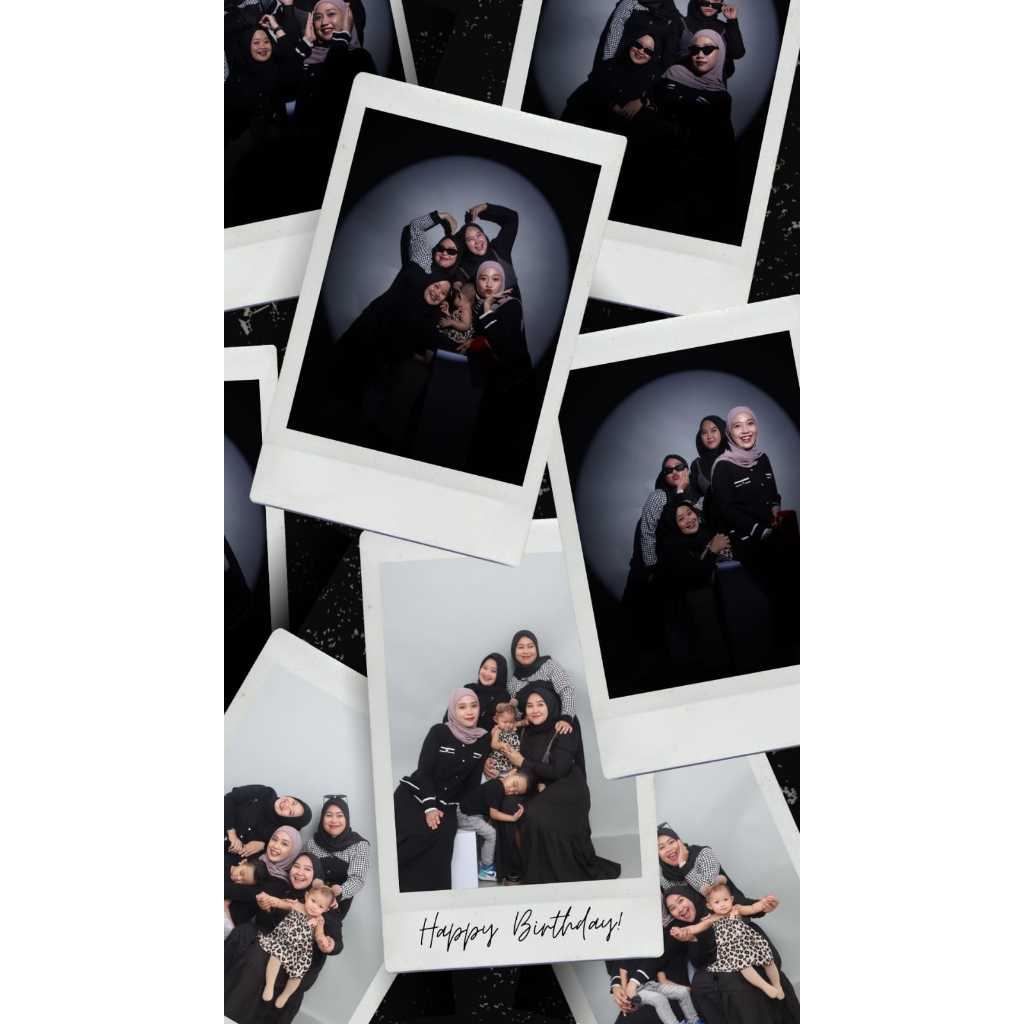 1 HARI KIRIM CETAK FOTO POLAROID 100 PCS SUDAH LAMINASI GLOSSY