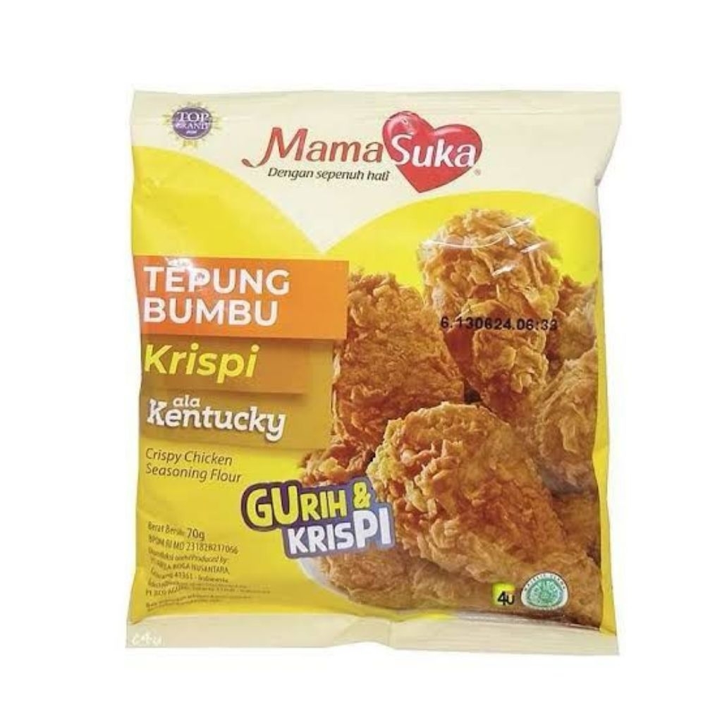 

MamaSuka Tepung Bumbu Krispi ala Kentucky 70 gram