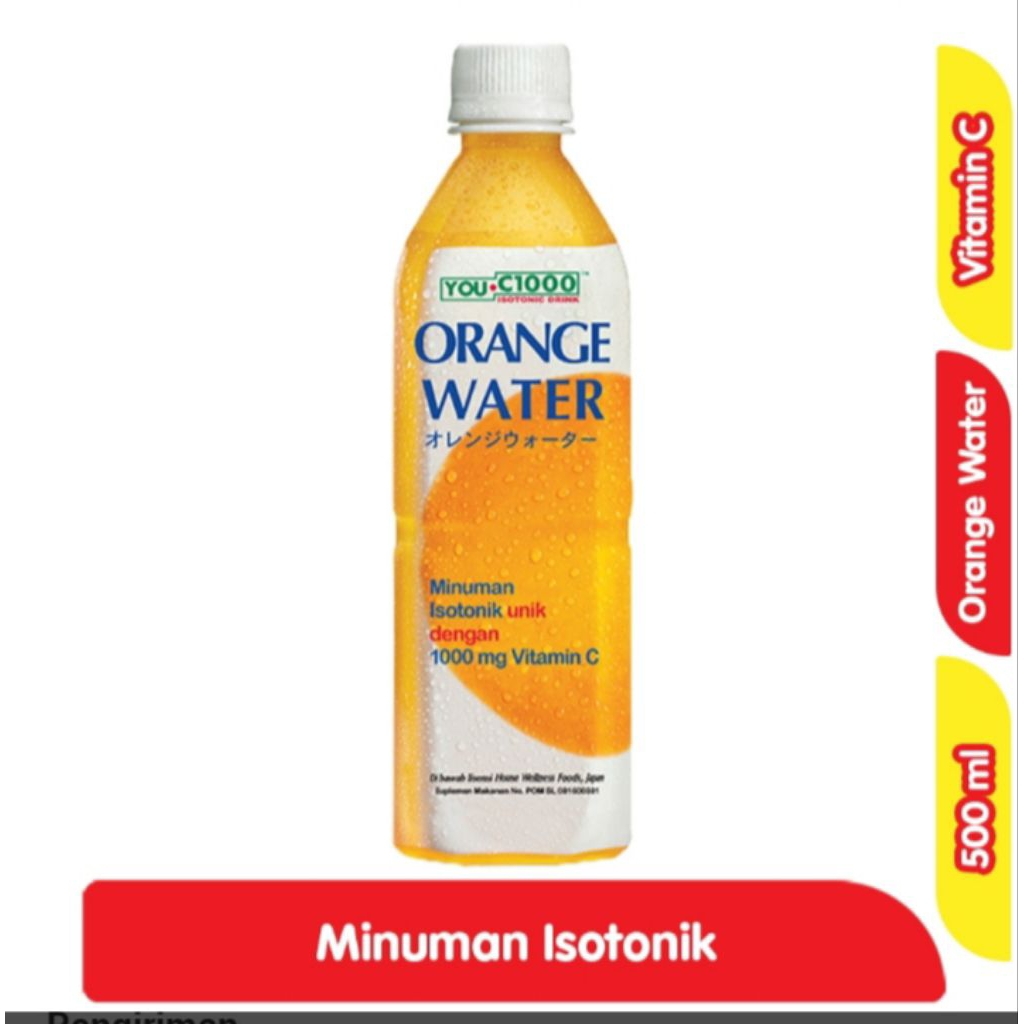 

YOU C WATER ORANGE 500ML/TERMURAH/BIS COD /EXP AMAN YA /FREE BUBLE