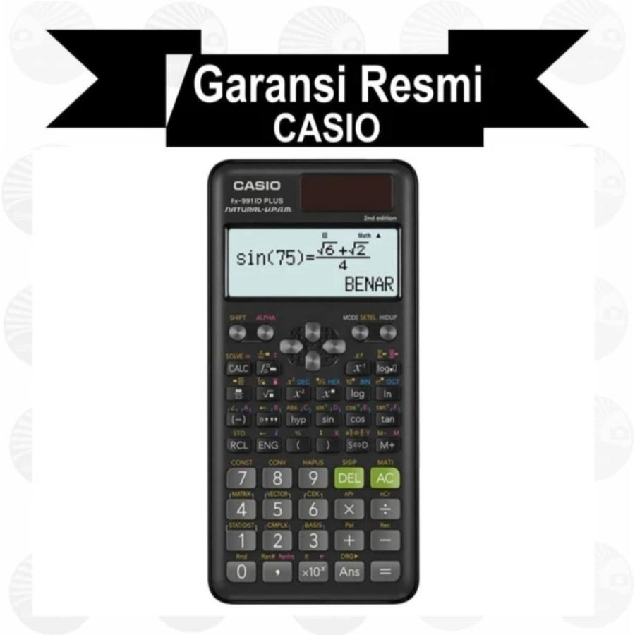 

Kalkulator Scientific CASIO FX 991 ID PLUS 2nd Edition / Calculator Scientific CASIO FX-991 ID PLUS 2nd Edition