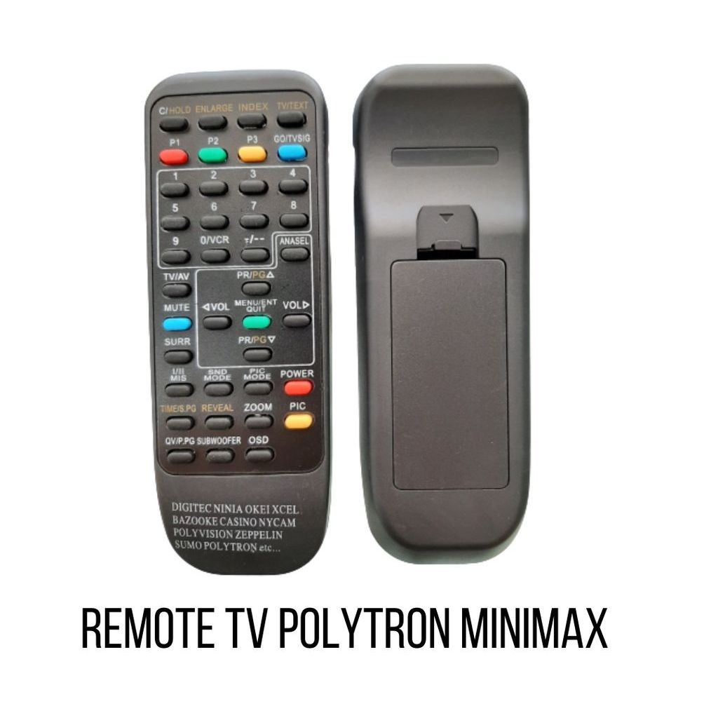 Remot Tv Tabung 14 Inc Polytron Minimax Digitec Ninja