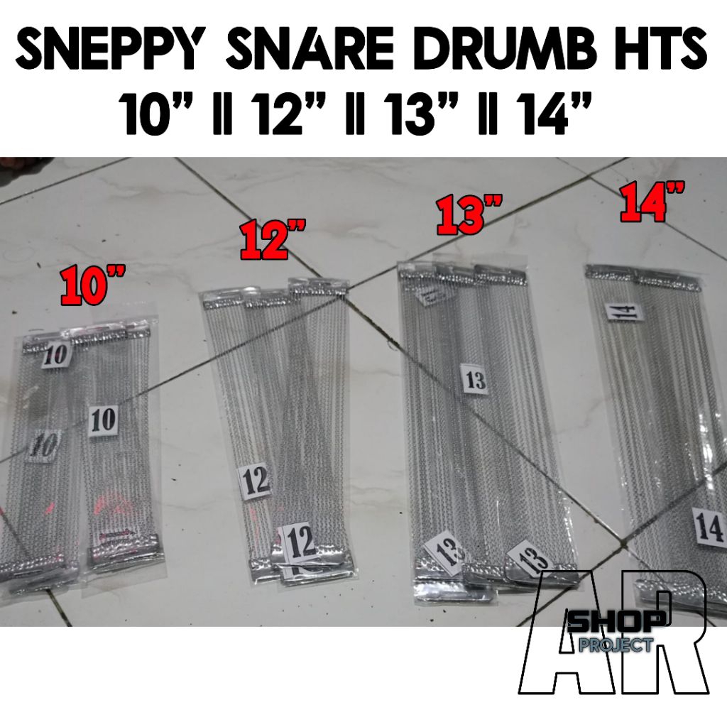 Sneppy snare drumb hts 10" 12" 13" 14" || Tajon || Drumband || Hts