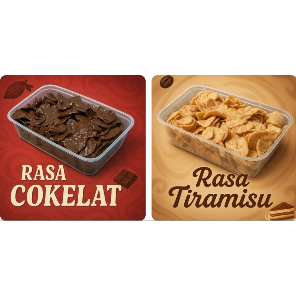 

KERIPIK PISANG LUMER MIMI | Paket 2 Box VARIAN Coklat & Tiramisu