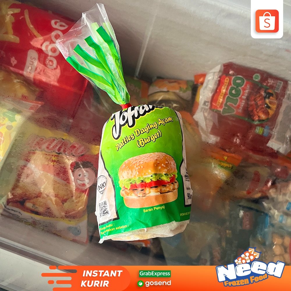 

JOFFRAN PATTIES AYAM 900GR | JOFFRAN PATTIES SAPI 900GR | BEEF BURGER FROZEN MURAH