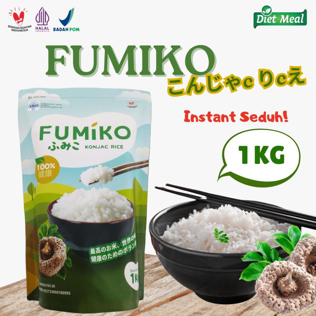 

Beras Shirataki Porang FUMIKO # 1 kG