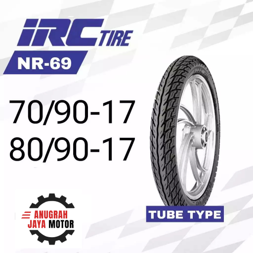 IRC NR69 Ring 17 Ban Motor Ring 17 Tubetype Pakai Ban Dalam Ban Ring 17