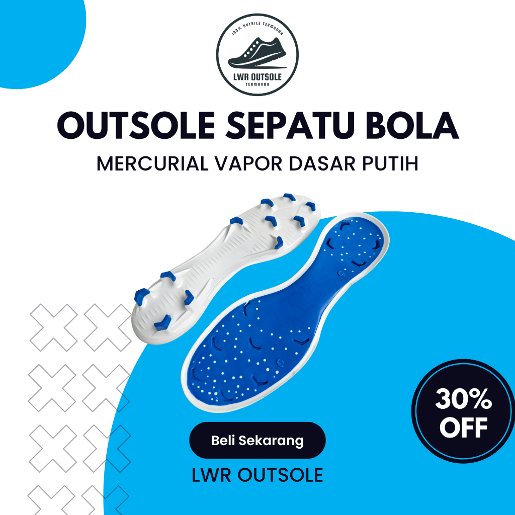 [COD] Outsole Sepatu Bola Model Mercurial Vapor - Outsole Sepatu Bola Universal - Bawahan Sepatu Bol