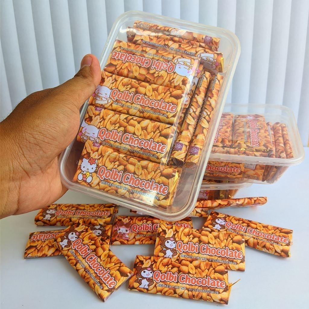 

Coklat qolby coklat batang 1 box isi 25 enak halal bukan Silverqueen