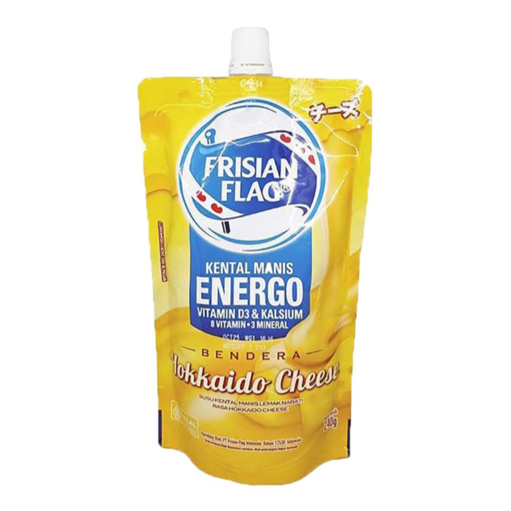 

Frisian Flag Krimer Kental Manis Hokkaido Cheese Pouch 240 g