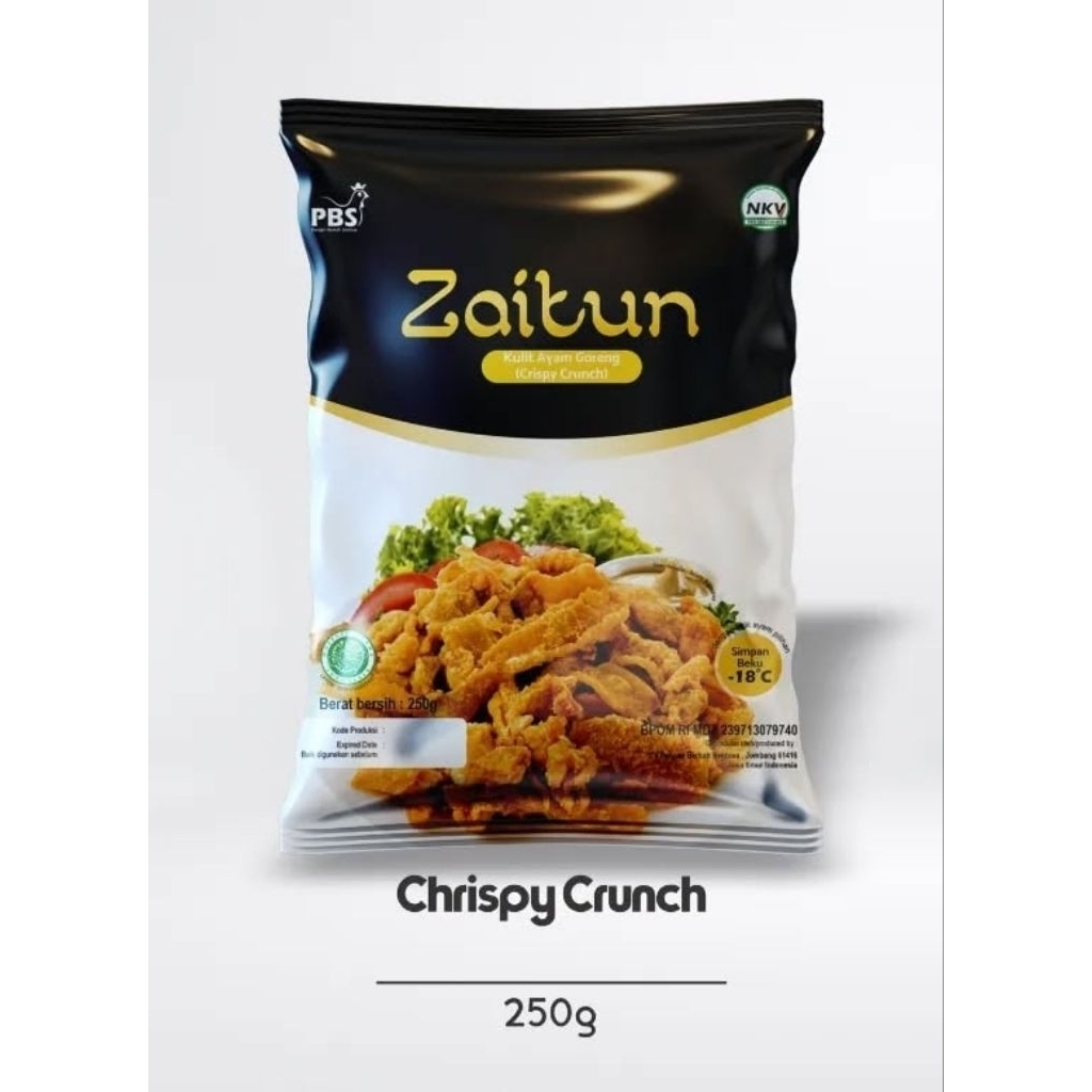 

zaitun kulit ayam crispy