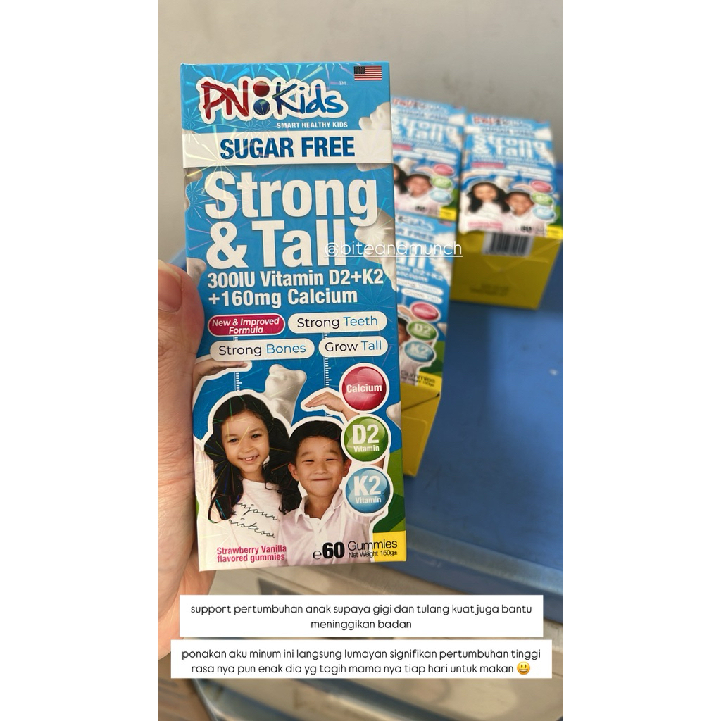 Principle Nutrition Kids PN KIDS Strong Tall Calcium Vitamin D USA