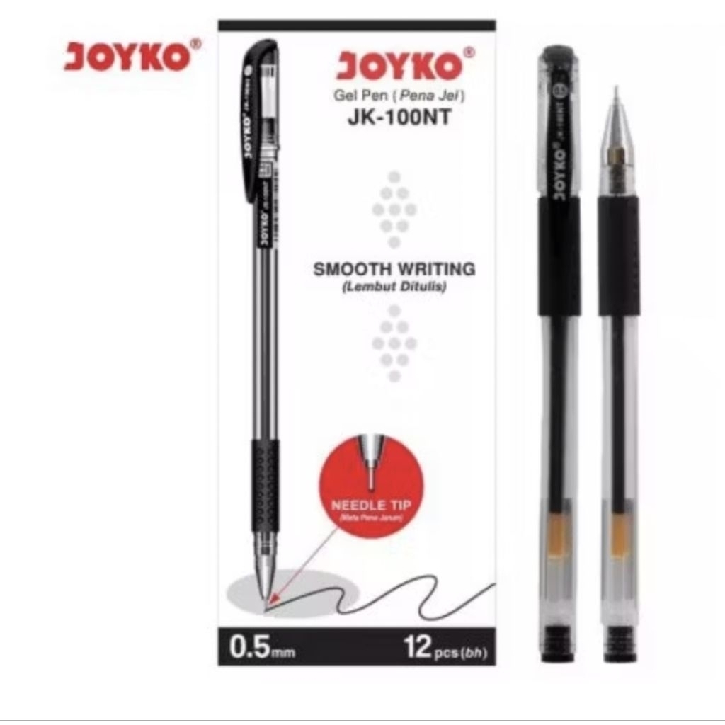 

Pulpen/Pen Gel Joyko JK 100 - JK - 100 NT (1 pack isi 10)