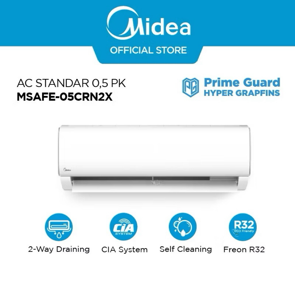 Ac Midea 0,5PK Ac Standart 1/2 PK