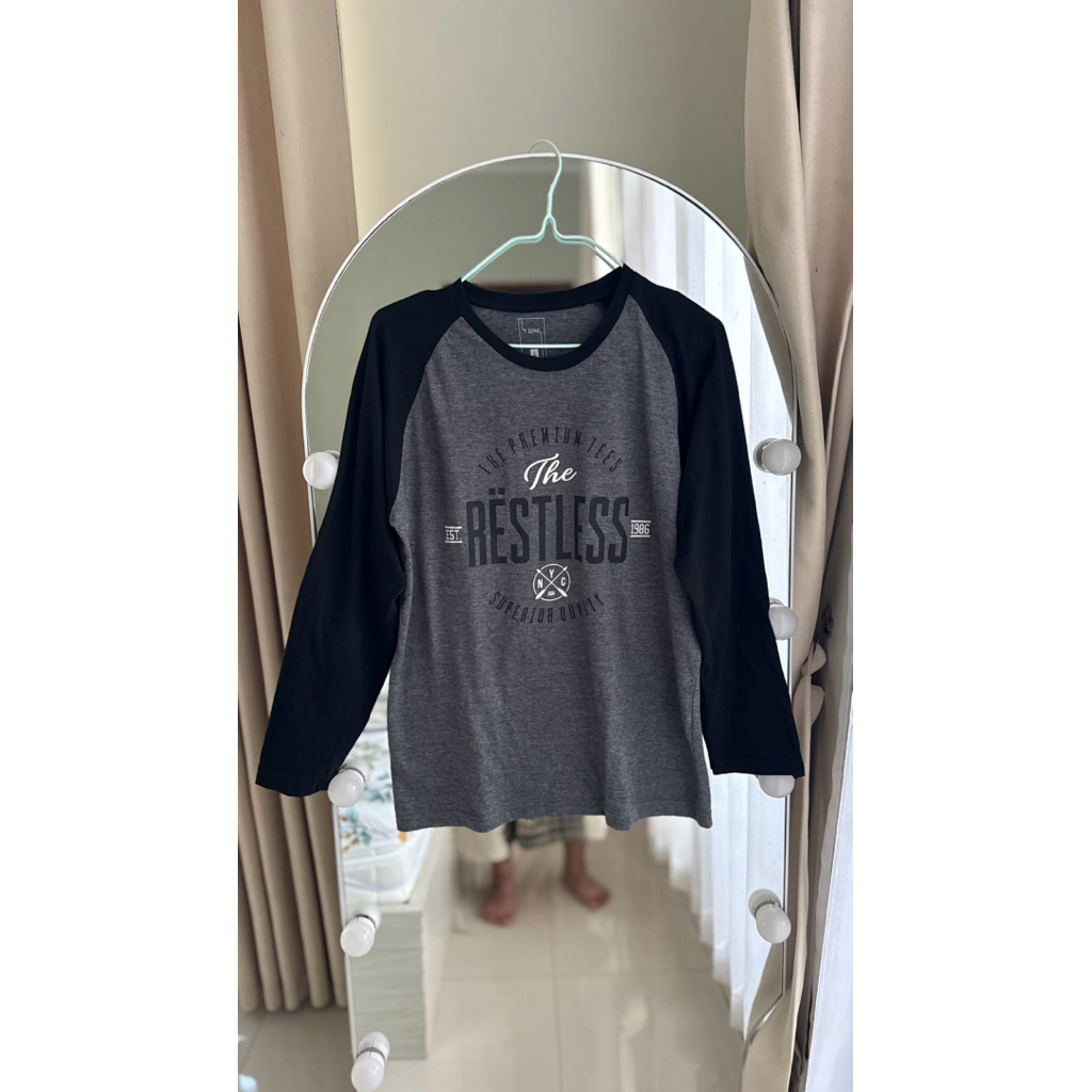 Kaos wanita lengan panjang brand t zone