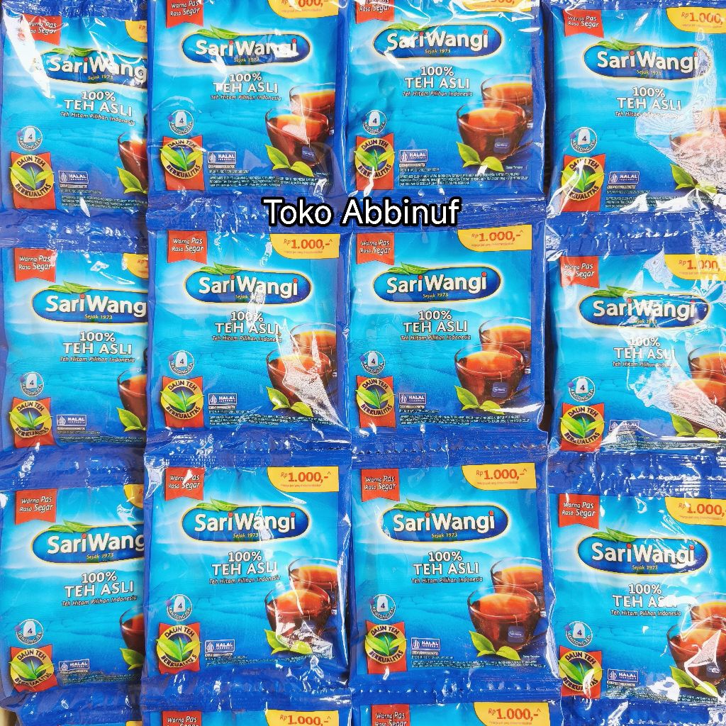 

6 PCS - SARIWANGI TEH SACHET 1 RENCENG 7,4g - TEH SARI WANGI 1 RENCENG