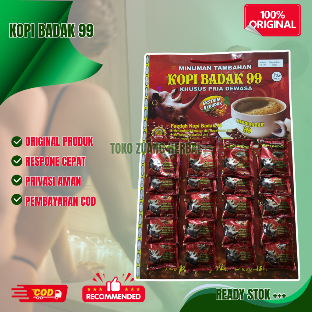 

Kopi Cap Badak 99 Original 20 Sachet