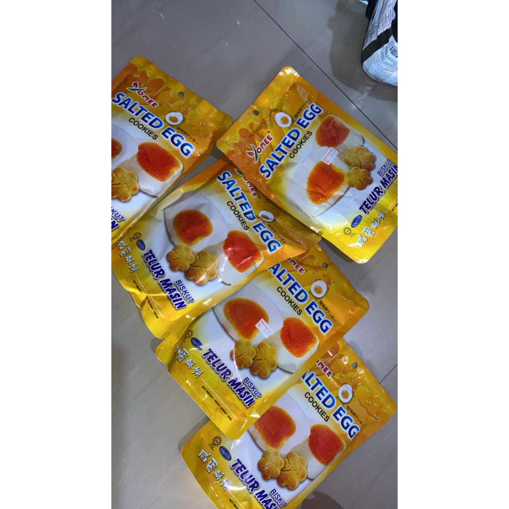 

SALTED EGG COOKIES YOMEE 1PACK ISI 10PCS
