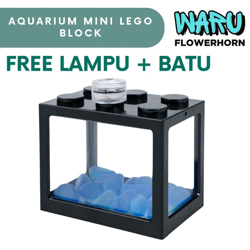 AQUARIUM LEGO LED || AQUARIUM CUPANG || SOLITER CUPANG || AQUARIUM AKRILIK