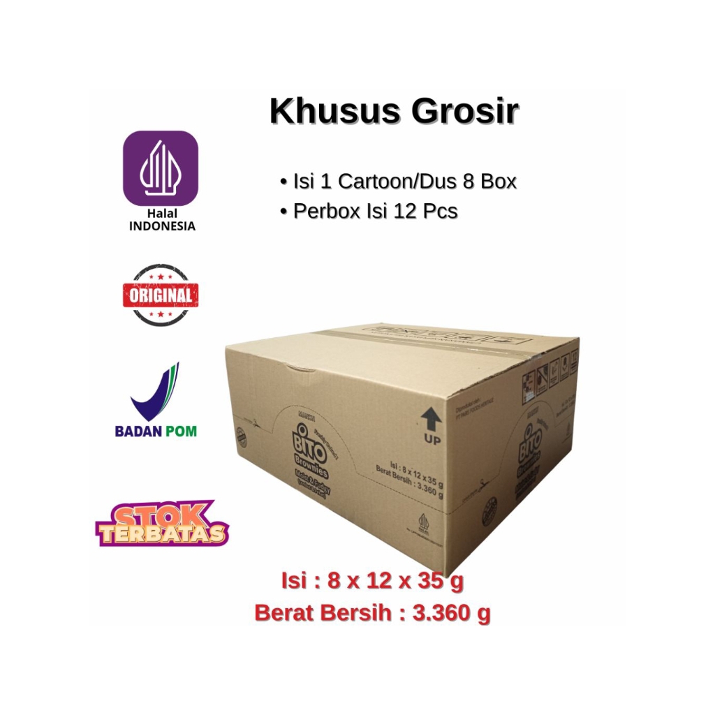 

(GROSIR 1 DUS/CARTOON) BITO BROWNIES ISI 8 BOX *EXP JULI 2026*