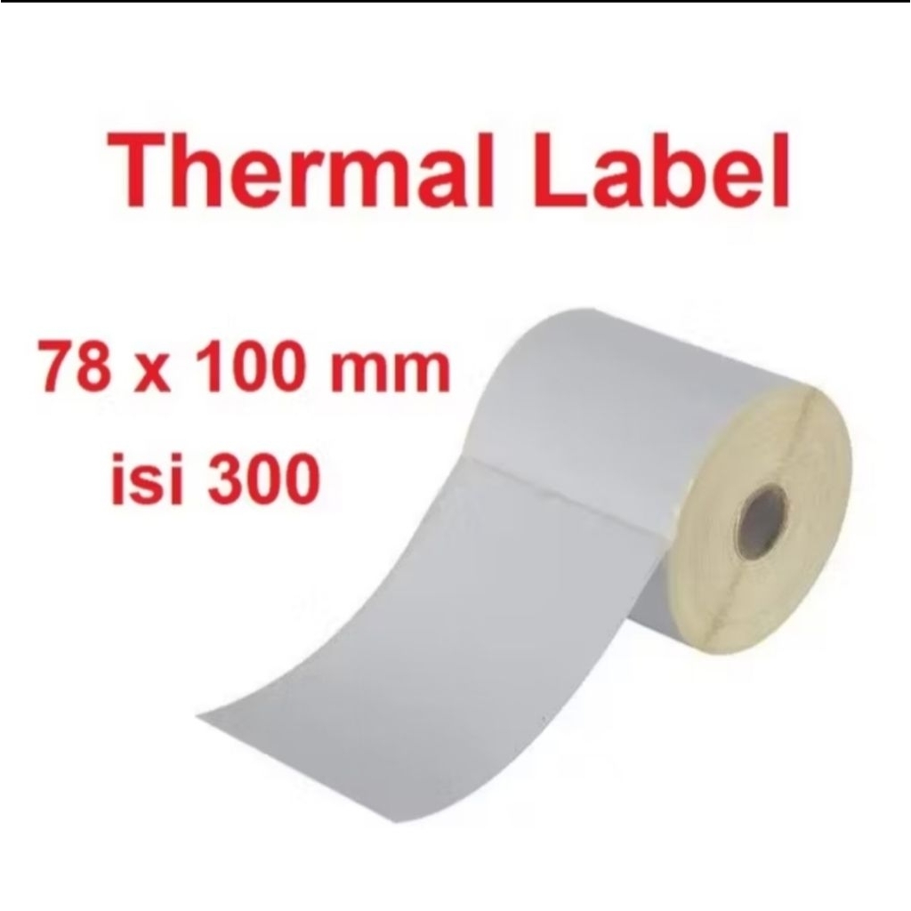 

[1 ROLL] GOLDWIN KERTAS THERMAL LABEL TERMAL STICKER STIKER UKURAN 78 X 100 MM ISI 300 PCS / KERTAS WATERPROOF ANTI AIR