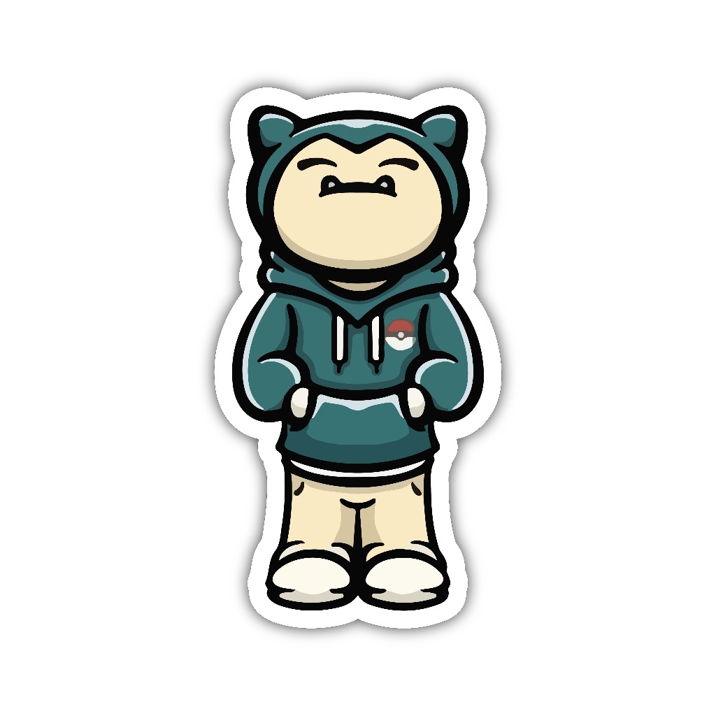 

ZV002 sticker karakter kartun anime aesthetic, stiker vinyl satuan