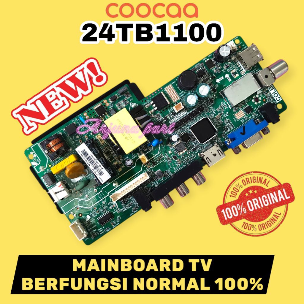 MAINBOARD TV COOCAA 24TB1100 / MB TV COOCAA 24TB1100 / MESIN TV COOCAA 24TB1100 / MODUL TV COOCAA 24