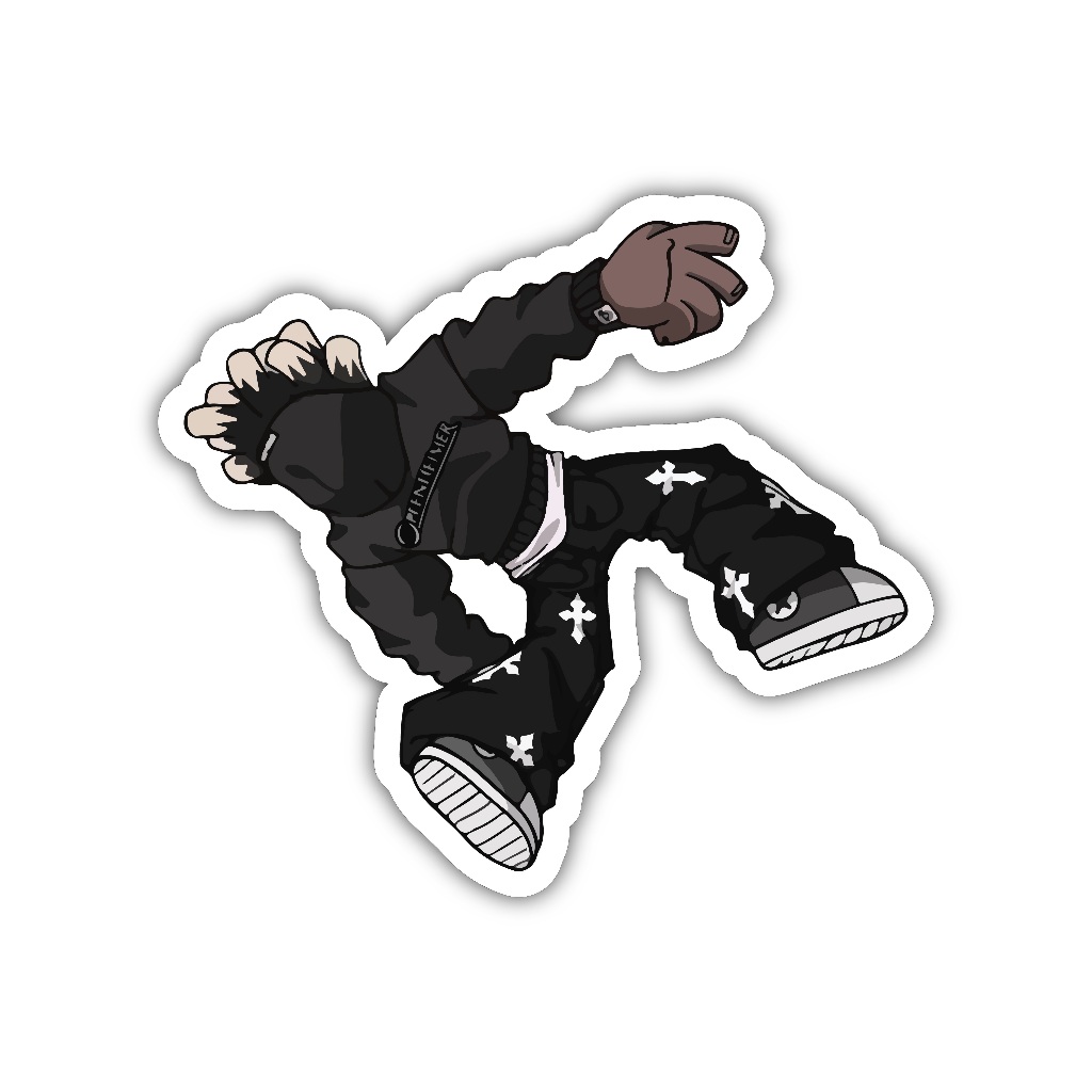 

ZV013 sticker karakter kartun anime aesthetic, stiker vinyl satuan