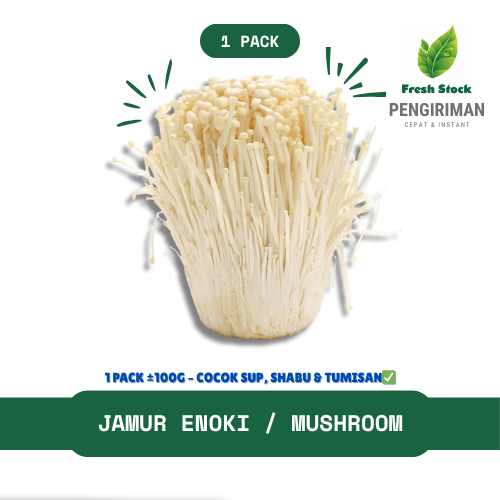 

JAMUR ENOKI / ENOKI MUSHROOM | FreshStock