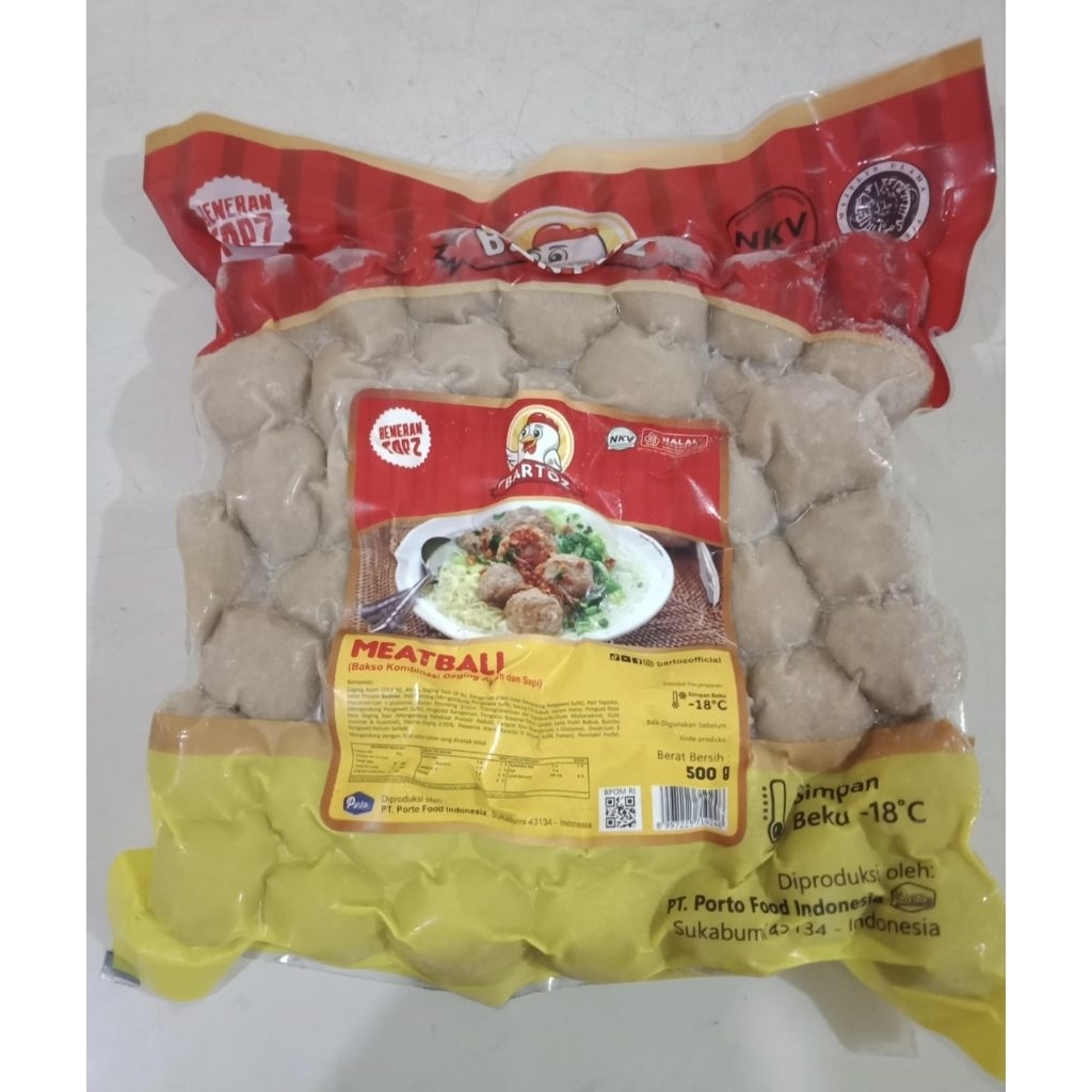 

Bartoz Bakso Original Muantap 500gr