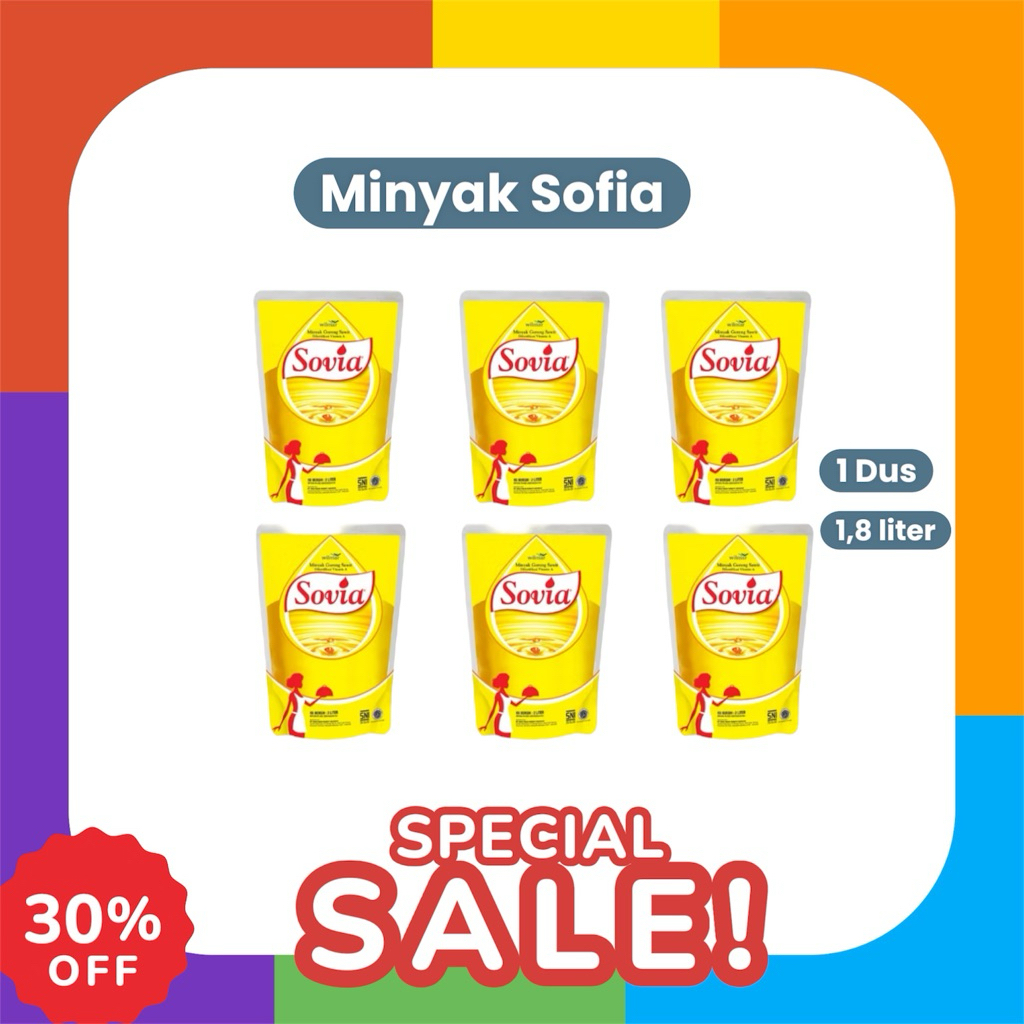 

Minyak Sovia 1Dus (isi6) 1,8 liter