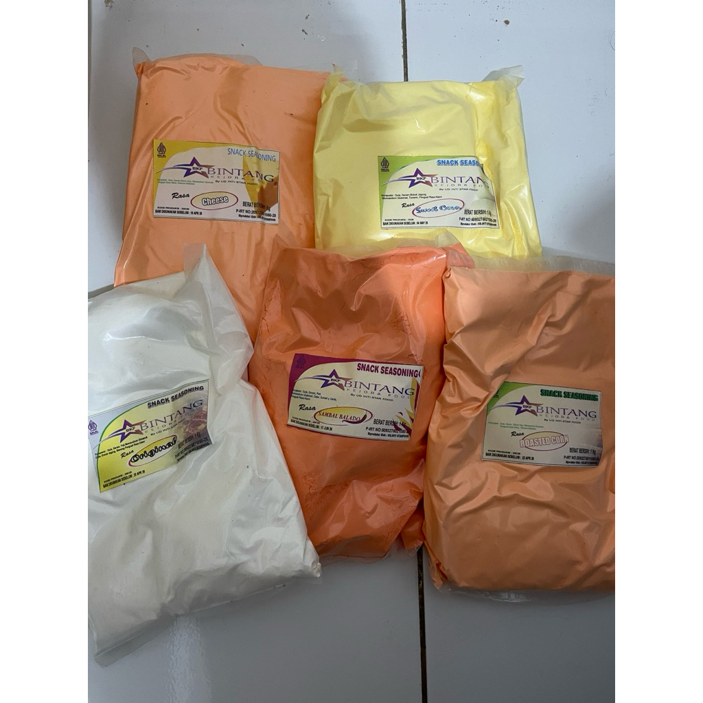 

[1 KG] BUMBU TABUR ANEKA RASA | BUMBU SNACK CEMILAN | BUMBU BUBUK MAKANAN PREMIUM | BUMBU BALADO DLL