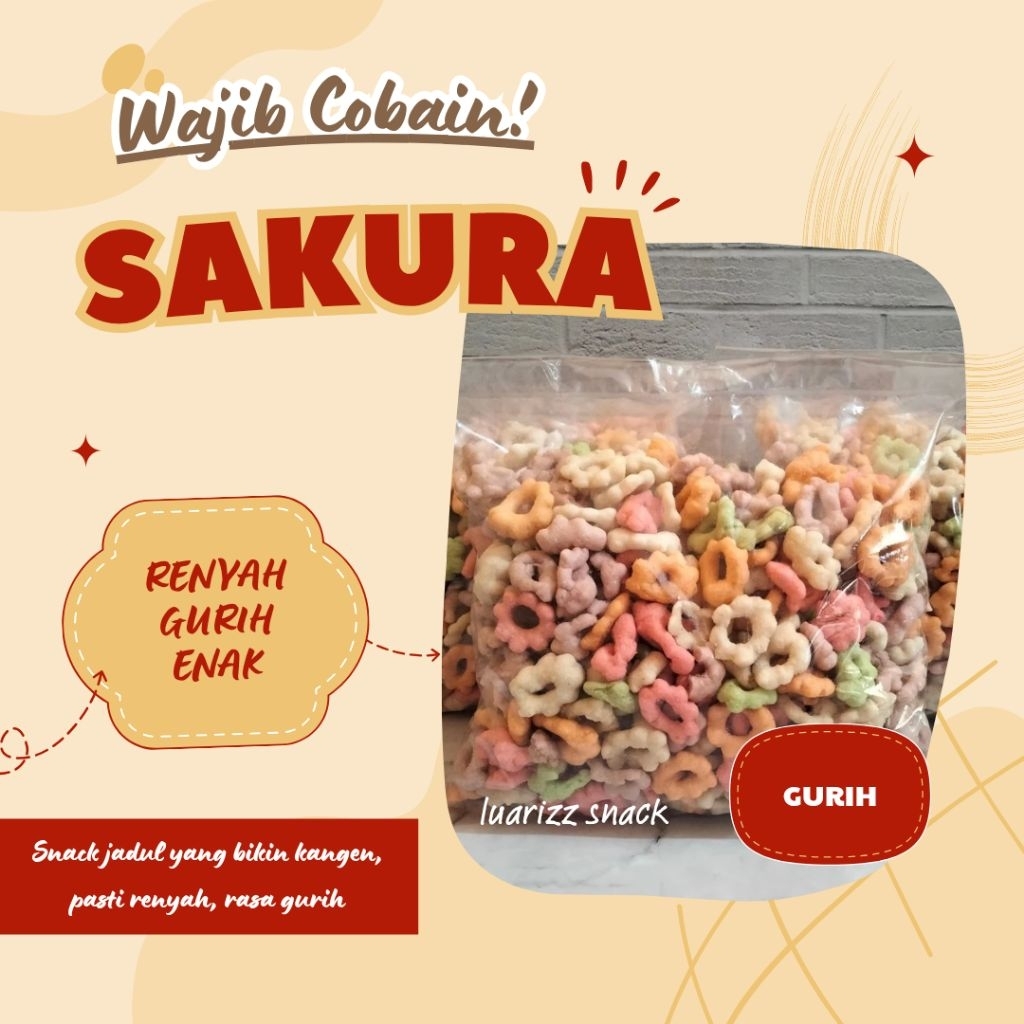 

250 gr Snack Sakura Kiloan