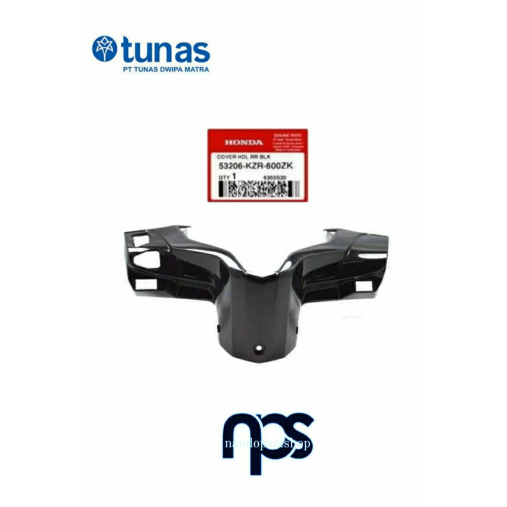 Cover Kepala Belakang Honda Vario 125 Techno Fi / KZR Original AHM (53206KZR600ZK)