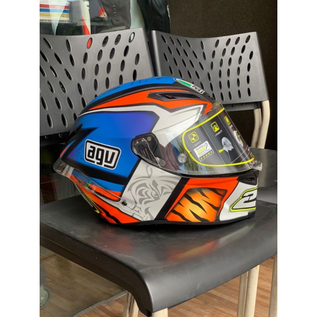 SALE OLD STOCK HELM AGV CORSA ANTONELLI BLUE SIZE 2XL NEW OLD STOCK SALE MINUS FOTO TERAKHIR